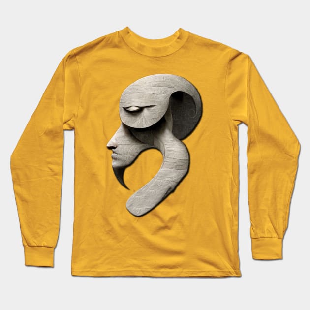 Ancient bust Long Sleeve T-Shirt by orange-teal